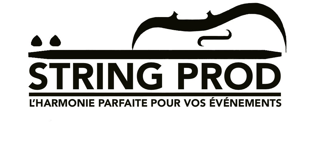 logo String Prod, noir sur fond transparent